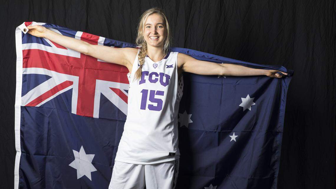 TCU recruit Annelie Maley transferred from Oregon after her freshman season. Maley is from Melbourne, Australia.