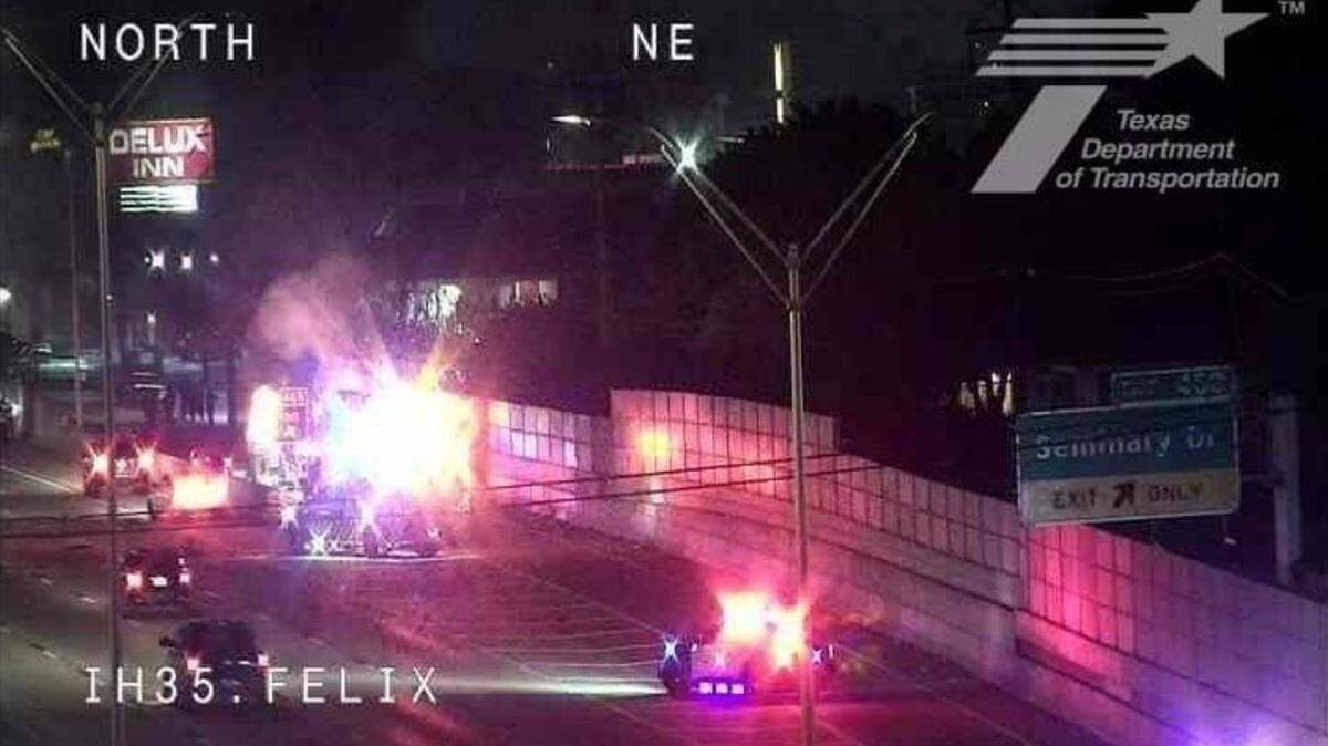 Two adults and three children in a sedan died early Monday in a crash with another vehicle on I-35W near East Seminary Drive in Fort Worth, authorities said. The driver of the other car was arrested and charged with intoxication manslaughter.