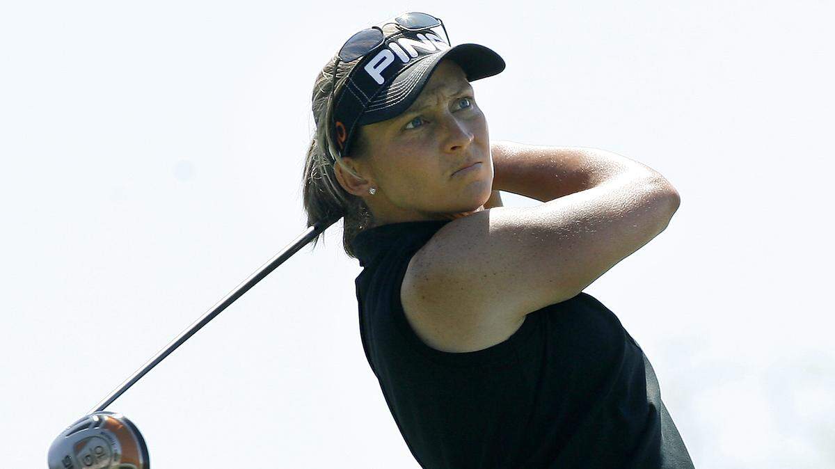 Angela Stanford was inducted into the Texas Golf Hall of Fame on Monday.