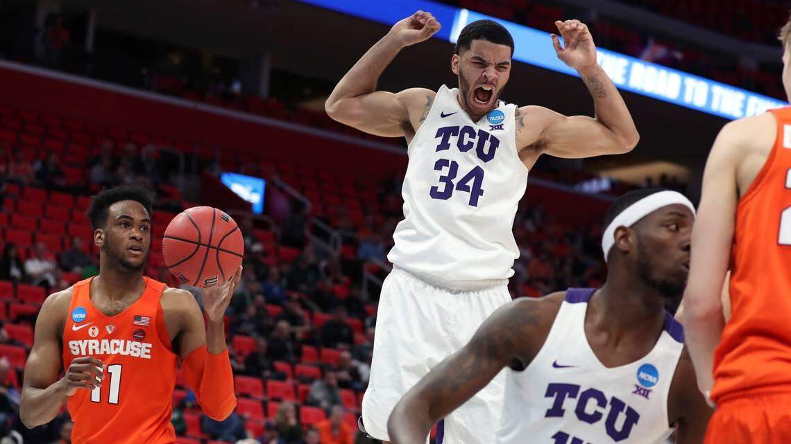 Kenrich Williams (34) had 13 double-doubles for TCU last season.