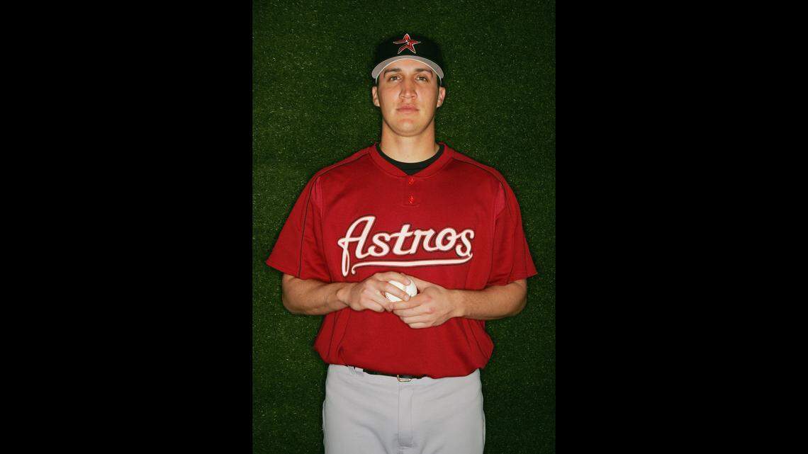 Tommy Whiteman of the Houston Astros poses for a portrait during photo day at Osceola County Stadium on Feb. 25, 2005, in Kissimmee, Fla.
