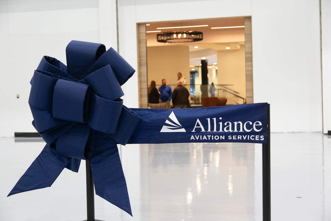 A ribbon cutting ceremony on Feb. 7, 2023 marked the opening of Perot Field Fort Worth Alliance Airport’s fixed base operation facility.
