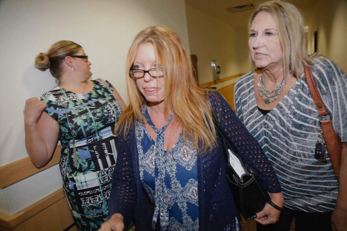 Tonya Couch arrives for a hearing before Judge Wayne Salvant in Criminal District Court No. 2 over her alleged bond violations, Thursday, June 29, 2017.