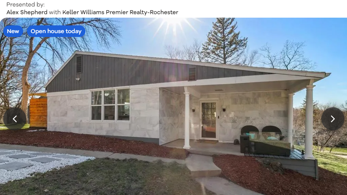 Exterior of the unusual house