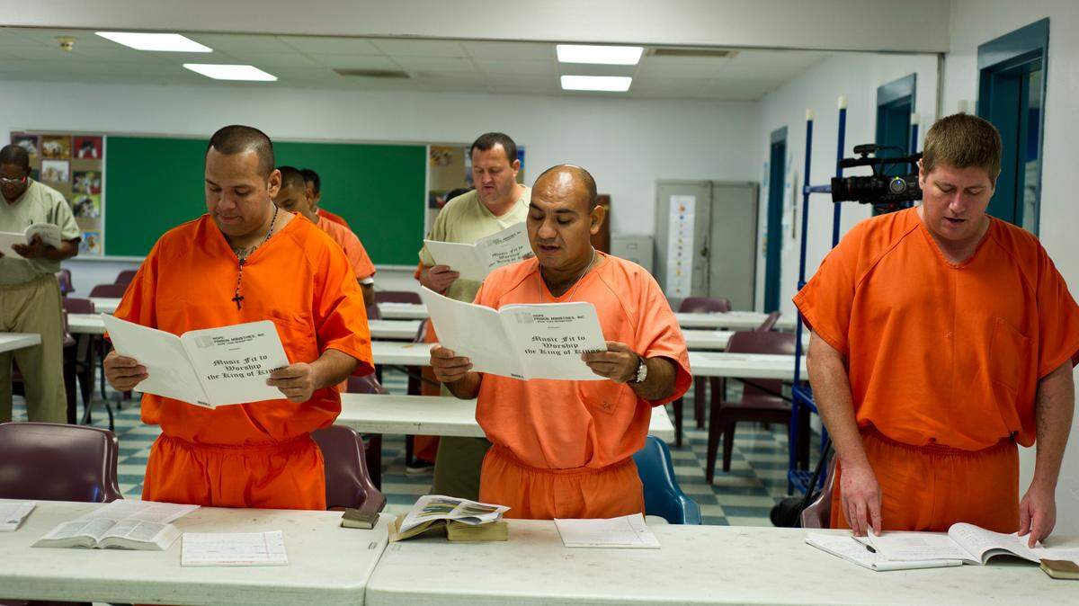 The congregation of Hope Prison Ministries and More Than Redemption Church consists of inmates and former inmates.