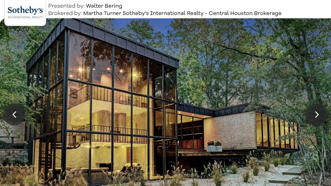 Exterior of the Texas home