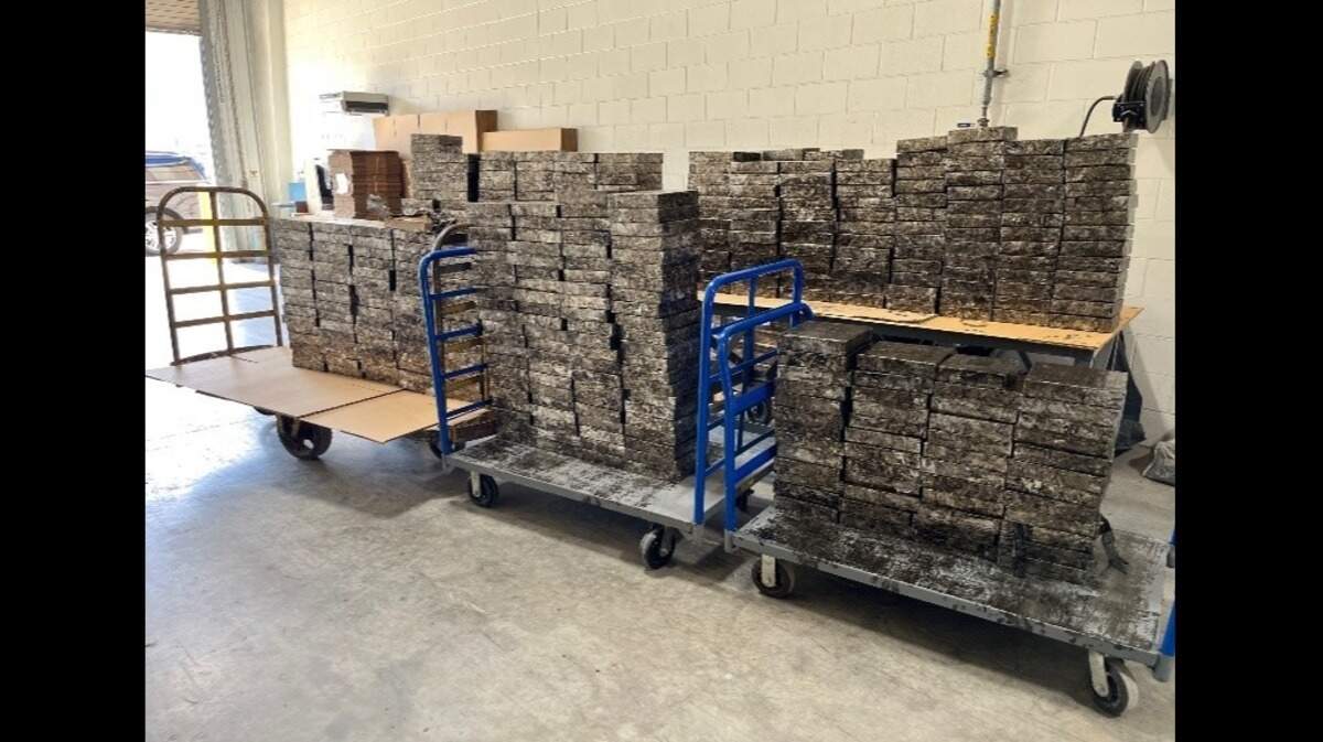 More than 2,000 pounds of methamphetamine that was being transported to Dallas was seized by DPS during a traffic stop, officials said.