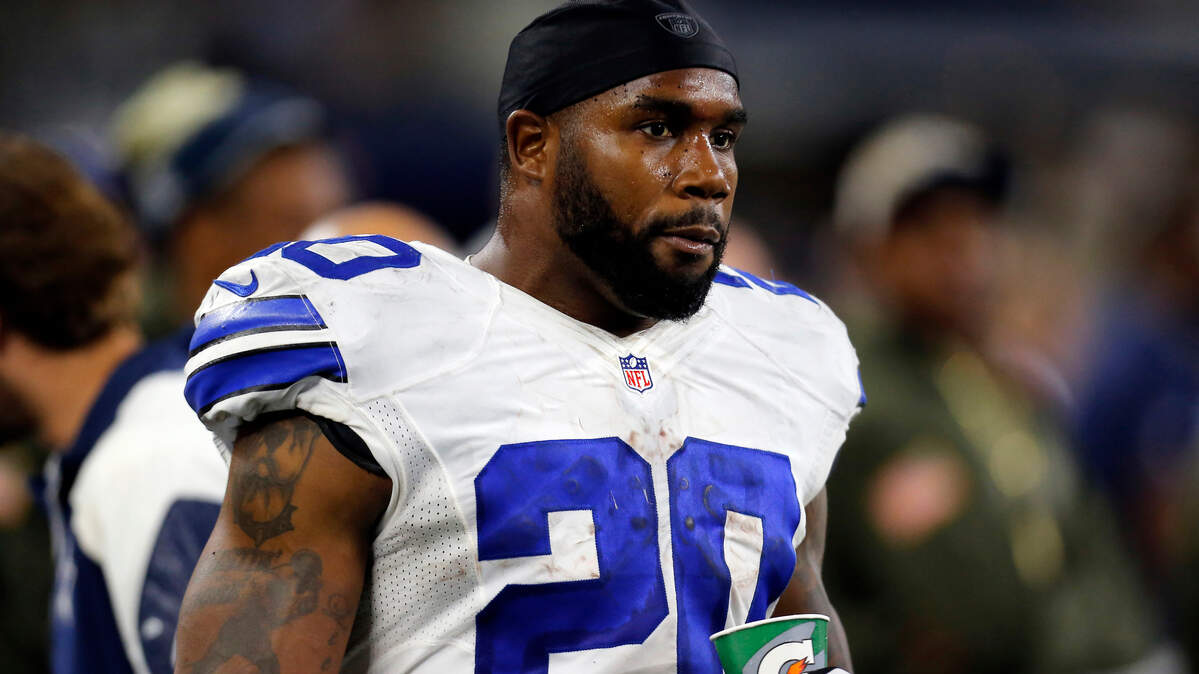 FILE - In this Nov. 8, 2015, file photo, Dallas Cowboys running back Darren McFadden stands on the sidelines during the second half of an NFL football game against the Philadelphia Eagles, in Arlington, Texas. McFadden said his relatives were among the people injured in the shooting at a Little Rock nightclub. McFadden issued the statement Monday, July 3, 2017, after a Little Rock television station posted video that appeared to show the football star outside the club following the shooting. McFadden asked for privacy and did not release the medical conditions or any other details about his relatives. (AP Photo/Brandon Wade, File)