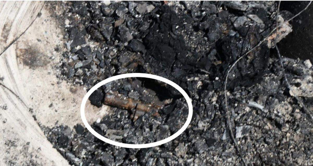 Authorities said this charred .22 semi-automatic pistol was found near Kemal Shea’s body and that Shea used the handgun to shoot at sheriff’s deputies during a standoff at his Tarrant County home in 2022.