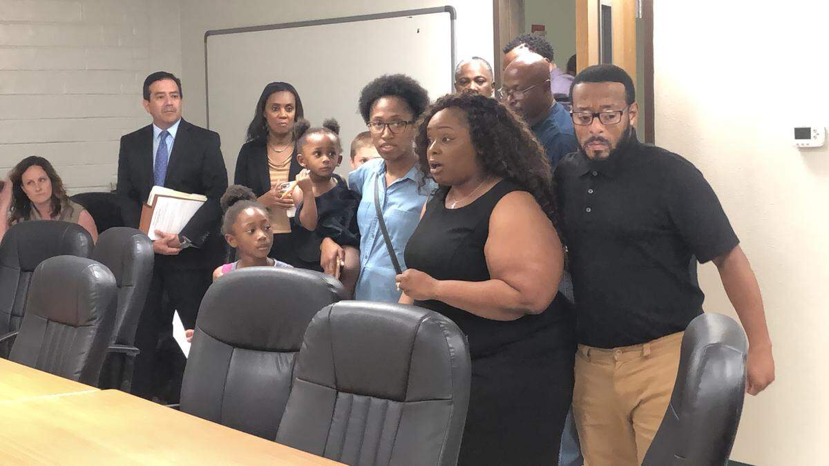 A Kennedale mother said she was ‘hurt’ after the school board of trustees decided not to discipline the district’s superintendent at a Tuesday night meeting after she said the superintendent racially targeted her child at school in early May.
