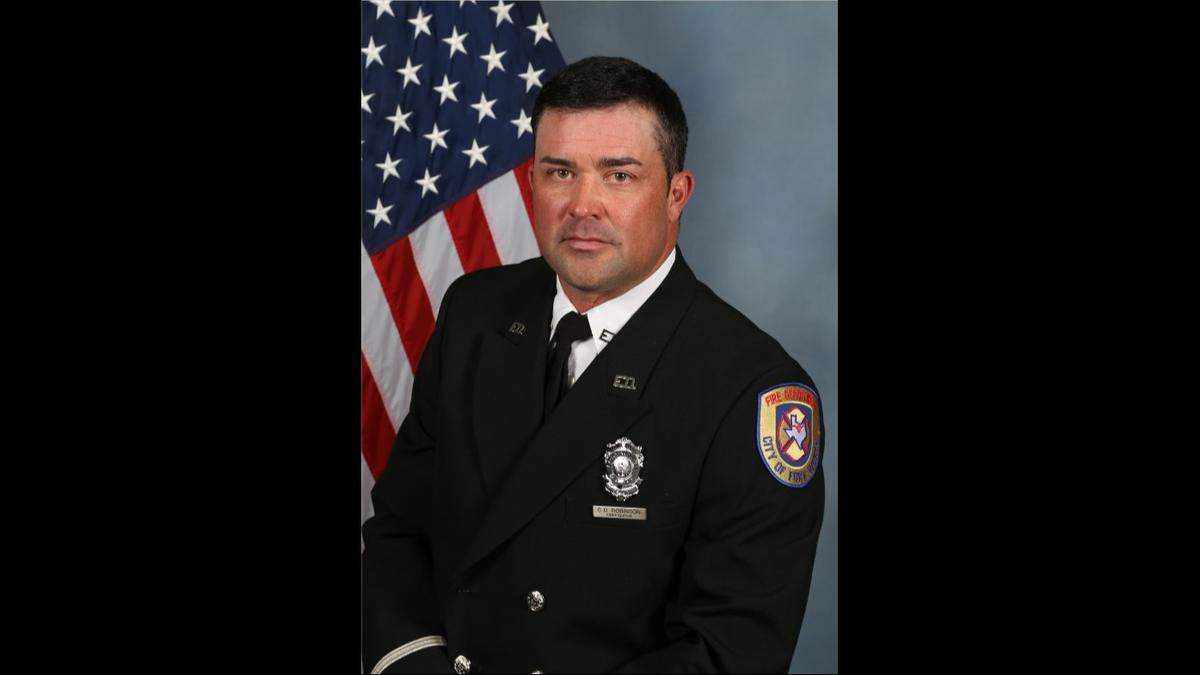 Firefighter Clint Robinson, 42, has been with the Fort Worth Fire Department for 18 years. He underwent surgery Wednesday afternoon, Feb. 7, 2024, following a fire truck crash on Tuesday and was later released from the hospital.