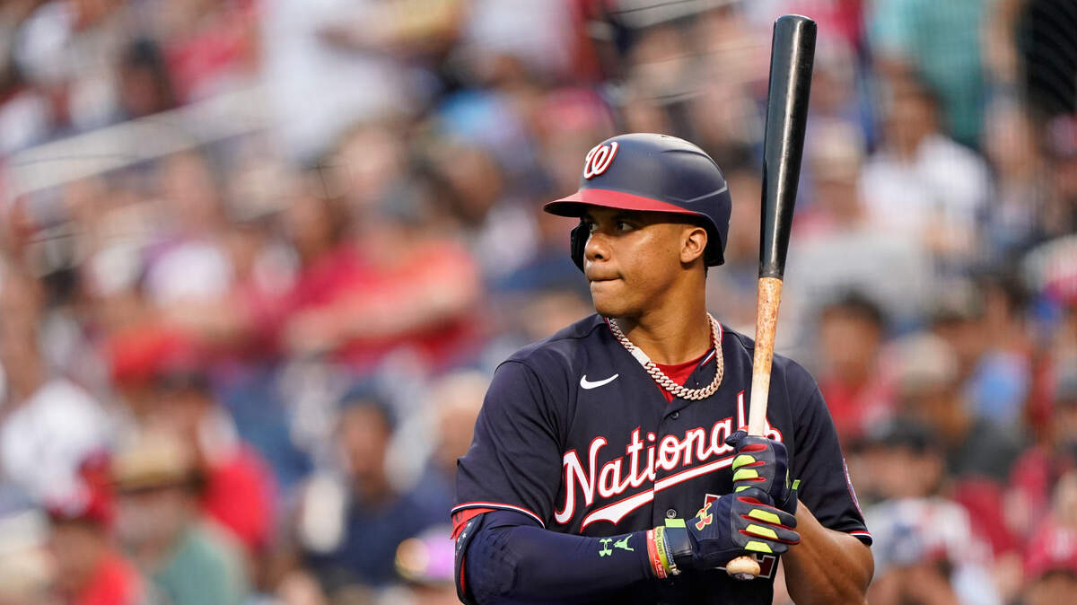 Nationals right fielder Juan Soto is likely to wear a new uniform soon.