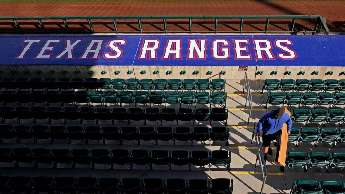 The Texas Rangers open their spring training schedule on Feb. 24 against the Kansas City Royals. 