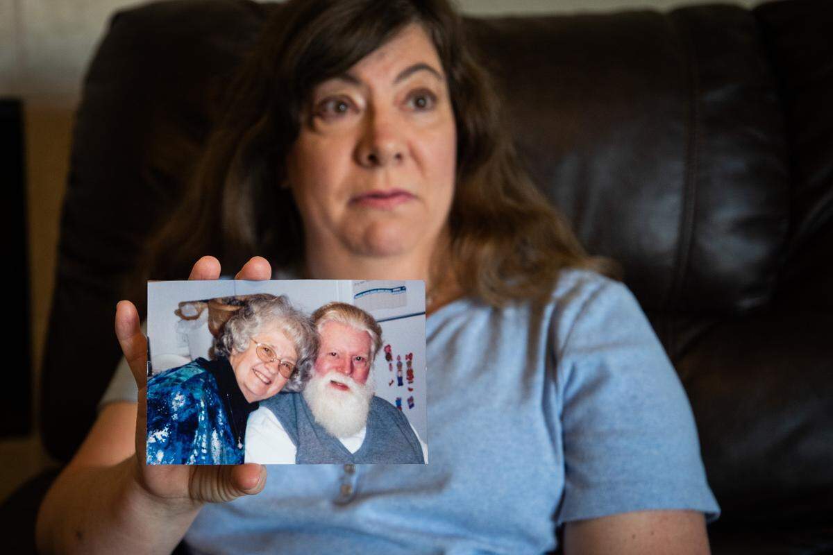 Jacqueline Meador’s father, Jack Roeder, died of coronavirus complications at Azle Manor.