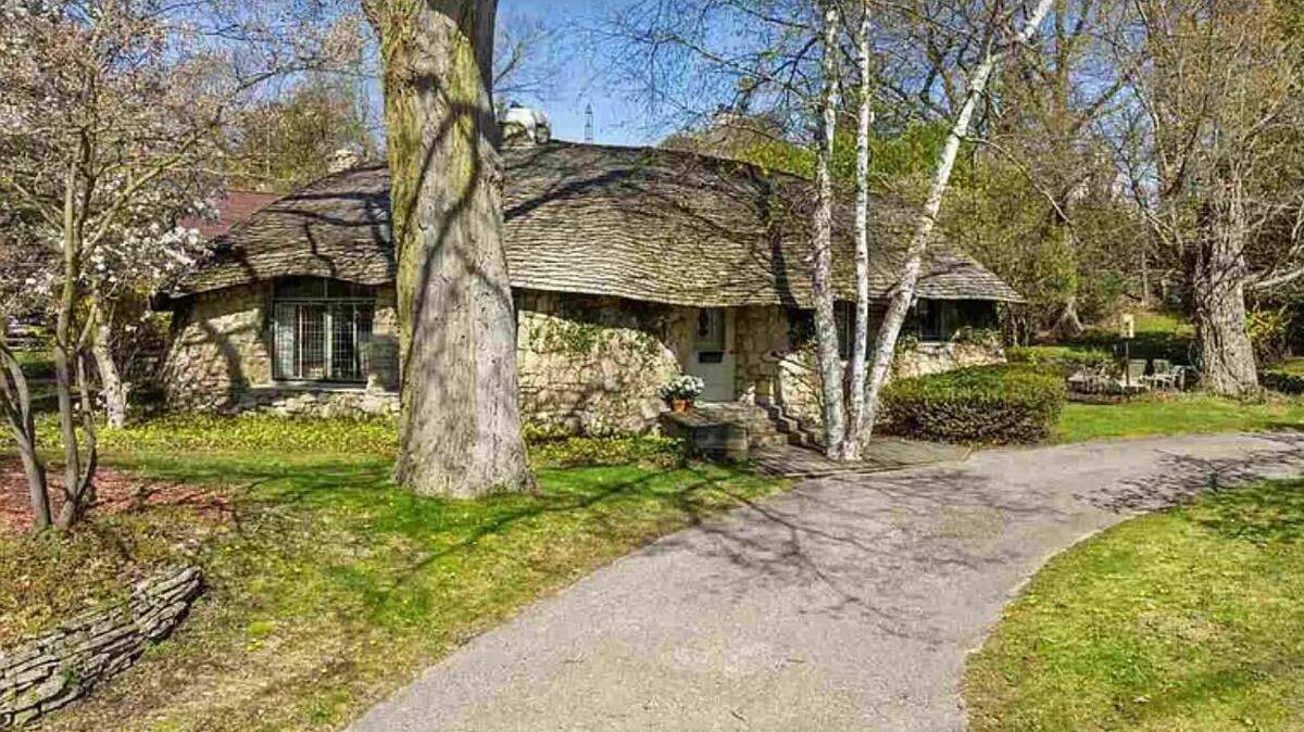 The charming exterior is a common fixture of the famed architect