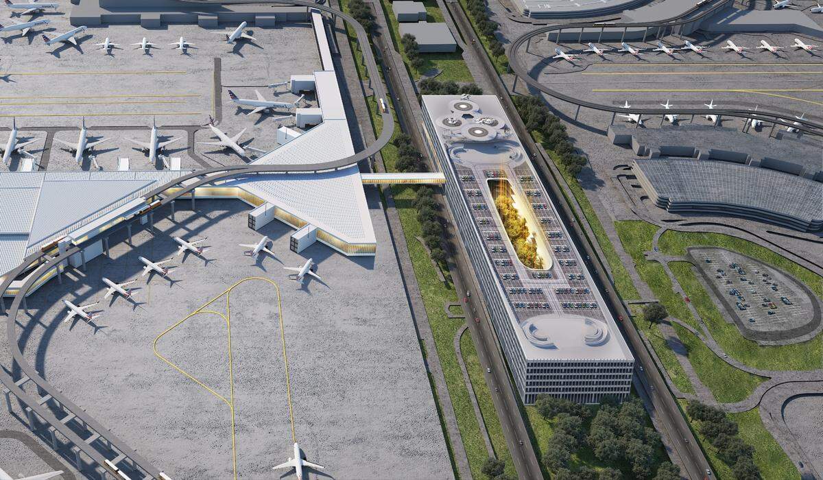 Terminal F will have it’s own parking garage, security checkpoint and baggage facilities, DFW Airport announced on May 1, 2025. The project was originally planned to be supported by existing facilities in Terminal E.