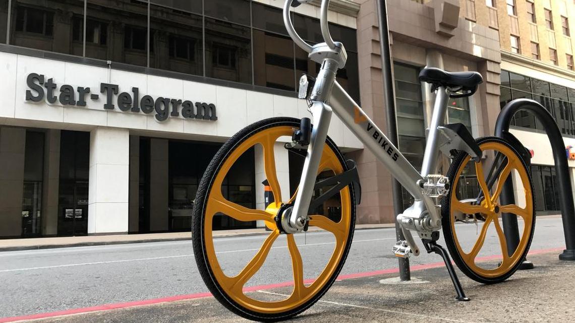 Fort Worth is the third city for the Vbike roll out.