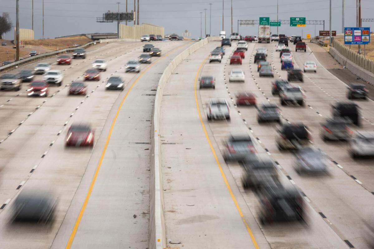 Congestion on this stretch of Texas 360 between Interstates 30 and 20 can add seven minutes to a trip. This section was the fifth most congested roadway in Tarrant County in 2020.