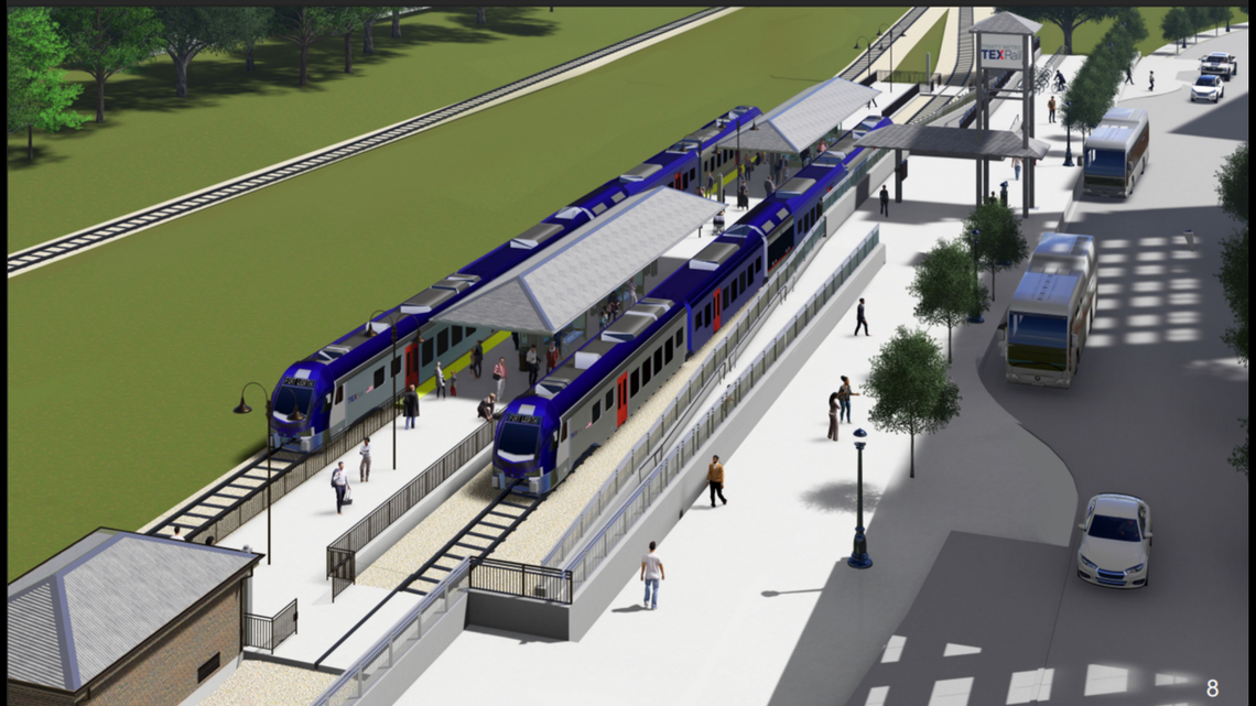 Trinity Metro has the money and a date to begin building a long awaited extention of its TEXRail line to Fort Worth’s medical distirct. 