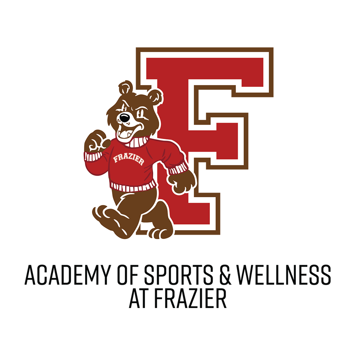 The campus logo for the new Academy of Sports and Wellness at Frazier Elementary in Burleson. Beginning in fall 2026, the school will be the district’s sixth elementary school of choice.
