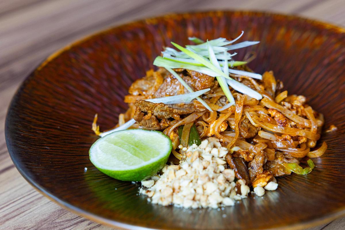 The Pad Thai at the new Ko Thai restaurant on Magnolia Avenue in Fort Worth on Tuesday, April 29, 2025.