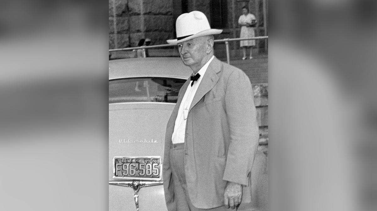 James E. Ferguson, or “Pa” Ferguson, is shown in 1941. He was impeached as governor of Texas in 1917, though his wife later won election as governor.