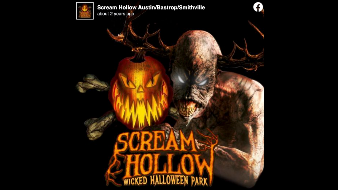 The owner of Scream Hollow Wicked Halloween Park in Smithville, Texas, has been accused of sexually assaulting a 14-year-old volunteer.