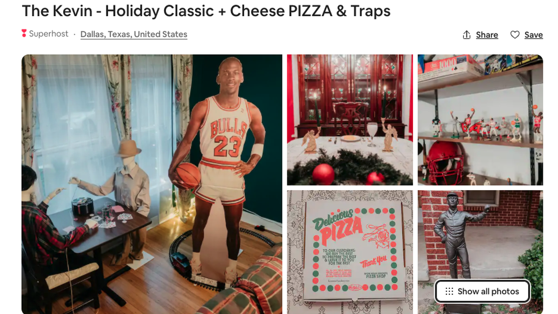 An Airbnb in Dallas is modeled after the “Home Alone” house and provides plenty of imagery from the iconic movie.