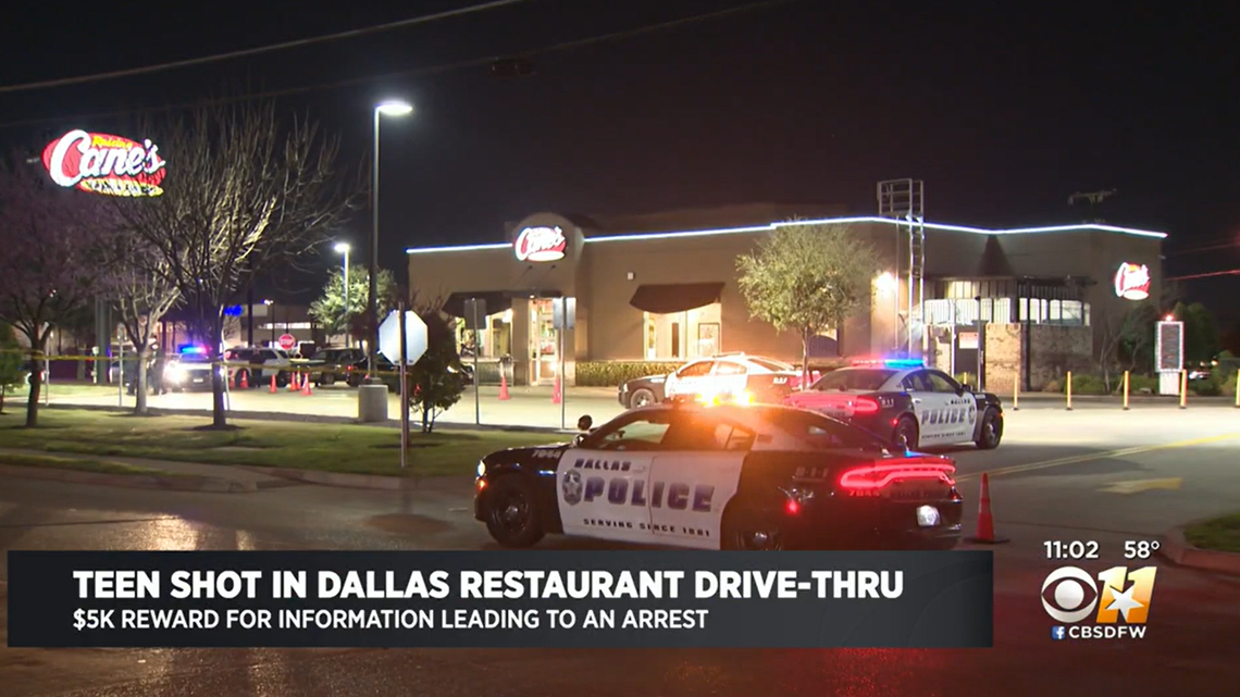 A 19-year-old man was shot and killed while in a Raising Cane’s drive-thru, Dallas police said.