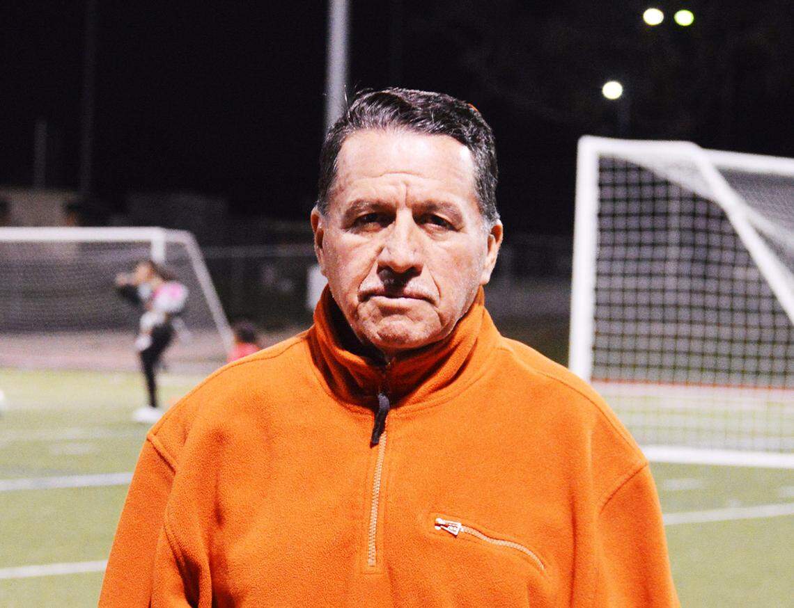 Efraín Acosta, 71, started playing for Inocentes Futbol Club when he was a teenager. After he moved to Fort Worth, he continued playing for the team until he retired at 60.