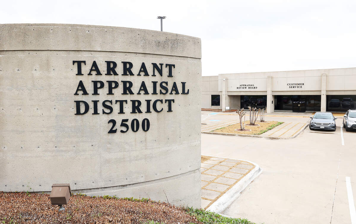 The Tarrant Appraisal District building on Thursday, March 16, 2023.