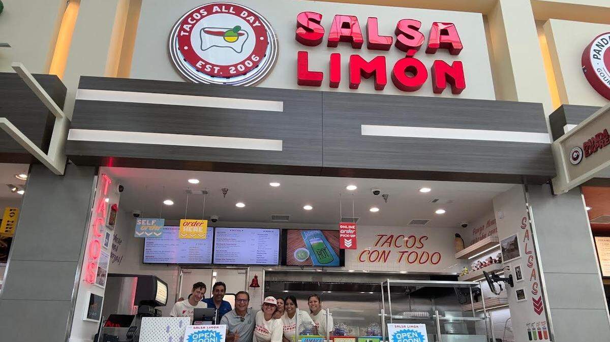 The new Salsa Limón location inside the food court at The Parks Mall at Arlington.