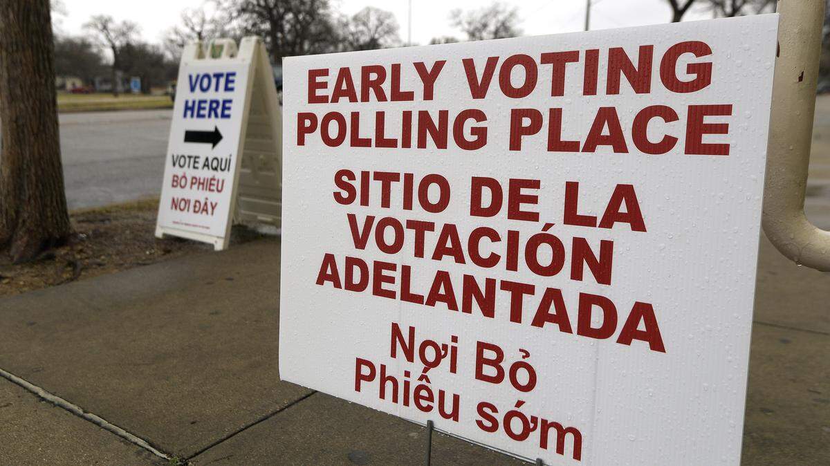 The last day to vote early for the March 6 primaries in Texas is Friday, March 2. Polls will be open from 7 a.m. to 7 p.m.