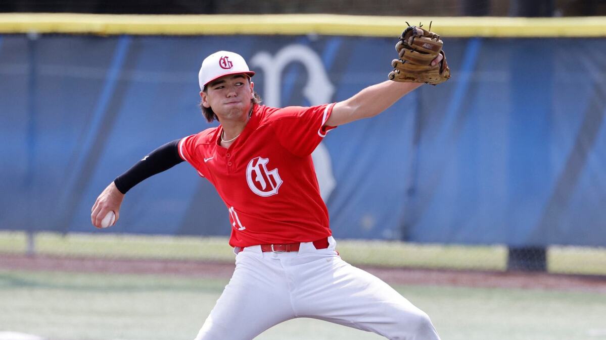 Grapevine pitcher JoJo Kubo pitched a complete game 3 of a UIL Conference 5A Regional final baseball game at Nathan F. Sanford Field at L.D. Bell in Hurst, Texas, Saturday June 01, 2024.