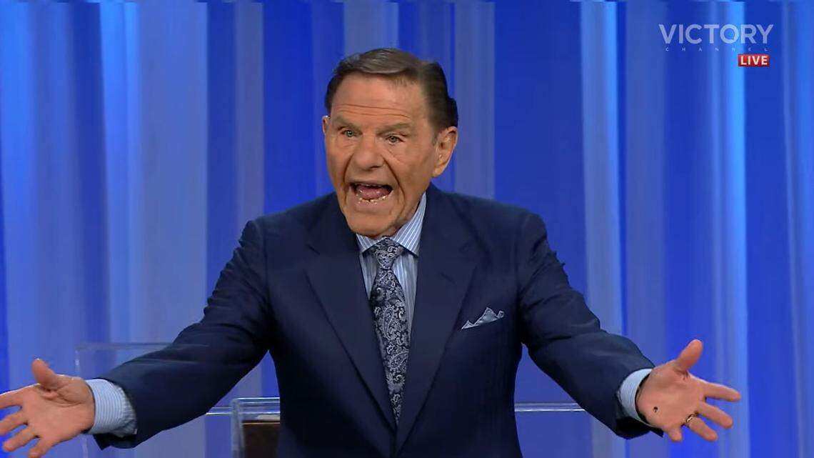 Kenneth Copeland, founding pastor of Eagle Mountain International Church outside of Fort Worth, preached on Sunday and spoke about abortion several times.