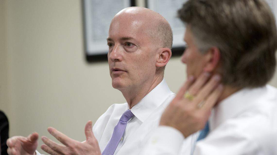 TCU chancellor Victor J. Boschini said he plans to retire in 2026, but before then will do everything in his power to keep TCU as a Power 5 NCAA school.