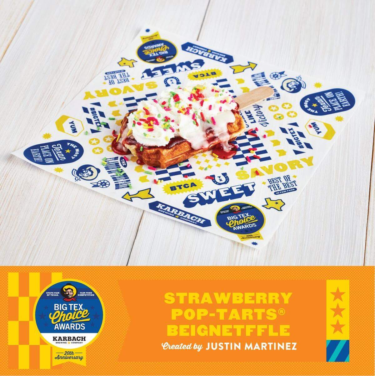 Strawberry Pop-Tarts Beignettfle by Justin Martinez