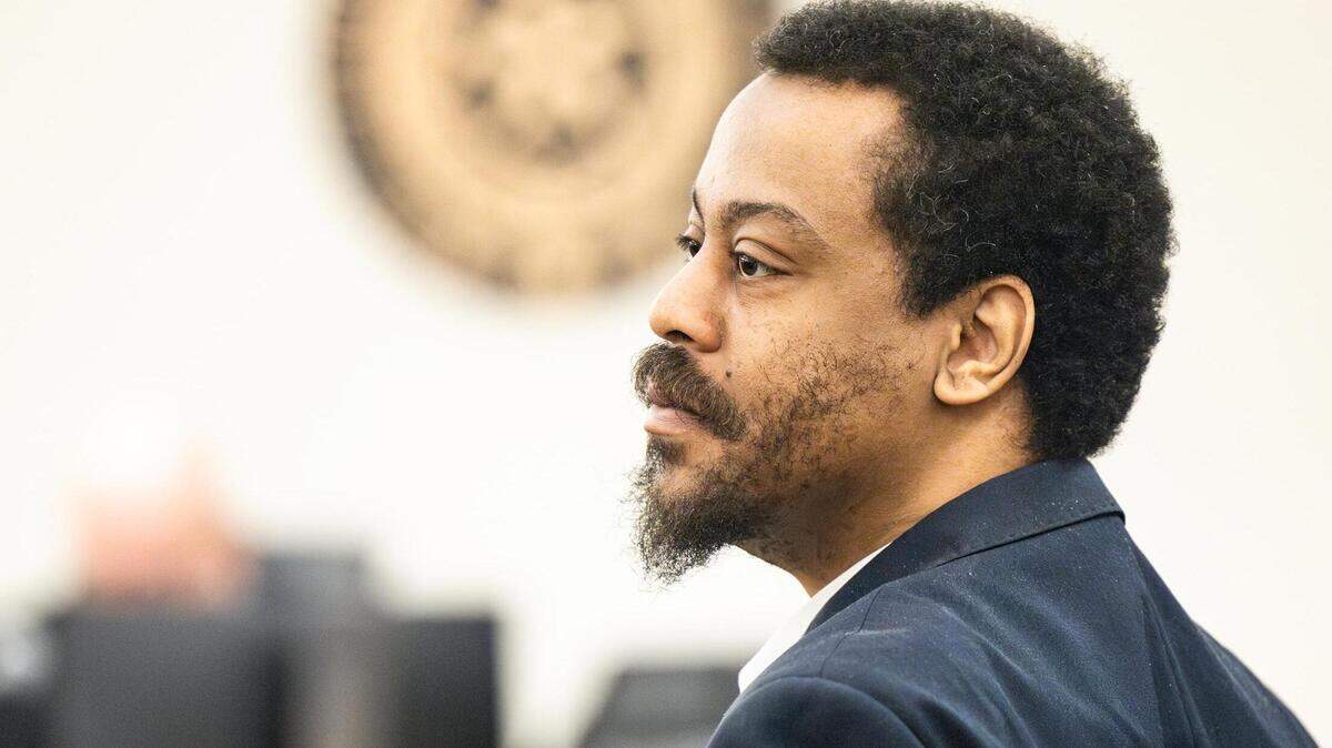 Maurice Smith appears in court for his capital murder trial in the Criminal District Court No. 4 at the Tim Curry Criminal Justice Center in Fort Worth on Thursday, Feb. 29, 2024. The jury found him guilty Monday of capital murder of his pregnant girlfriend and their unborn twins.
