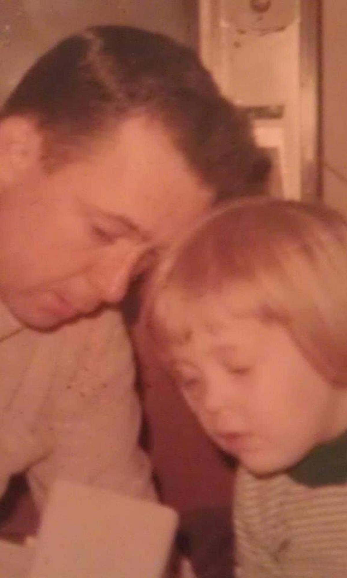 From Kelly Hughes: 55 years ago, Ed Reeves shows his daughter, Kellye Hughes, an old photograph at Kellye’s grandparents’ home. Reeves is turning 84 years old a week after Father’s Day. “I love you Daddy. Happy Father’s Day and Happy Birthday.”