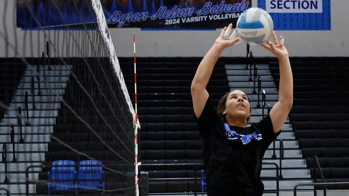 Byron Nelson volleyball standout Sophee Peterson is a nominee for the 2024-25 Readers’ Choice Girls’ High School Sports Athlete of the Year.