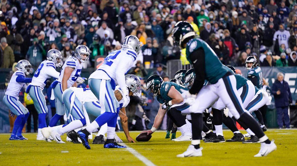 The Philadelphia Eagles and Dallas Cowboys meet on Sunday Night Football.