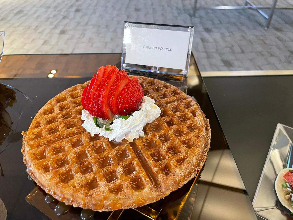 Churro waffle available at Dallas Cowboys home games this season.