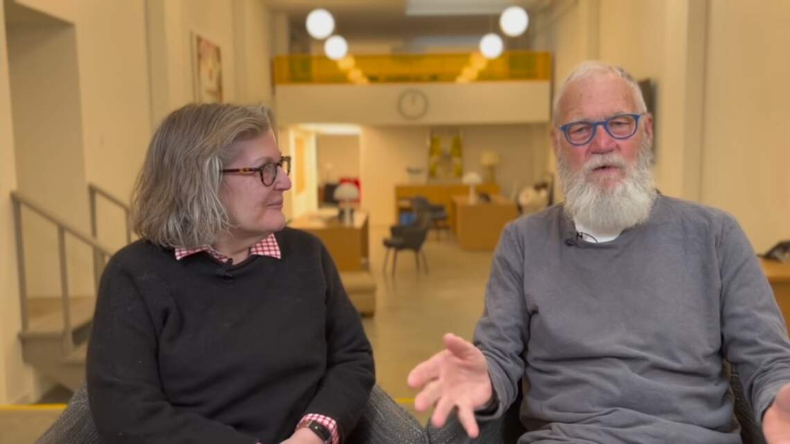 Former Oscars host David Letterman reacts to Will Smith hitting Chris Rock