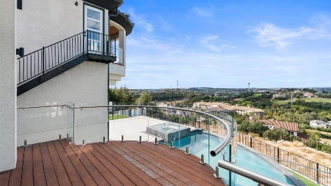 The estate overlooks some incredible scenery