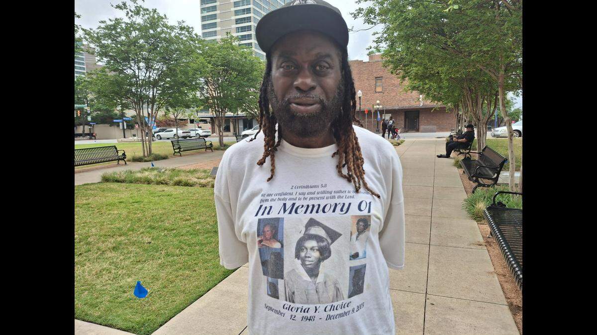 Scotti Choice says he can’t give up hope that his mother’s murder will be solved. Gloria Choice, a 57-year-old grandmother, was brutally killed in December 2005. Scotti Choice joined with dozens of other Fort Worth cold case families on April 19.