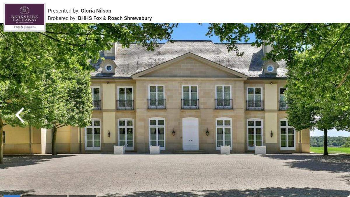 The Euro-inspired chateau was designed by New York based architect Robert A.M. Stern who was the former dean of Yale School of Architecture.