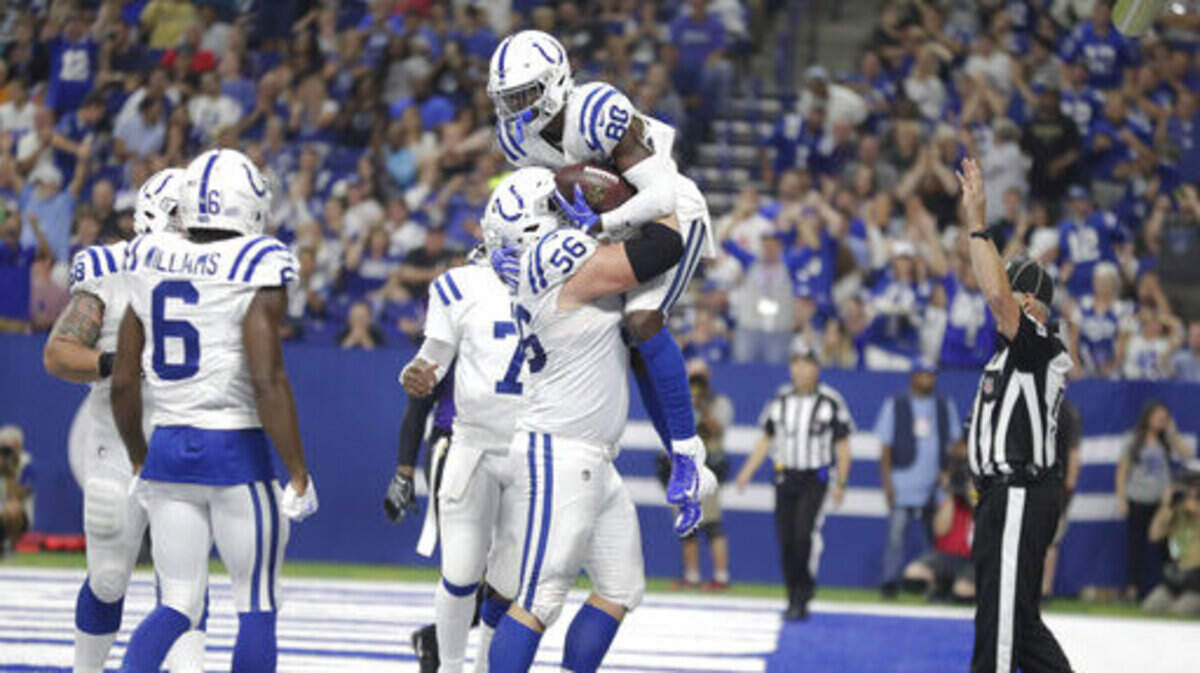 Longtime Indianapolis Colts radio broadcaster and TCU graduate Bob Lamey retired last Sunday. And now we might know why.(AP Photo/Michael Conroy)