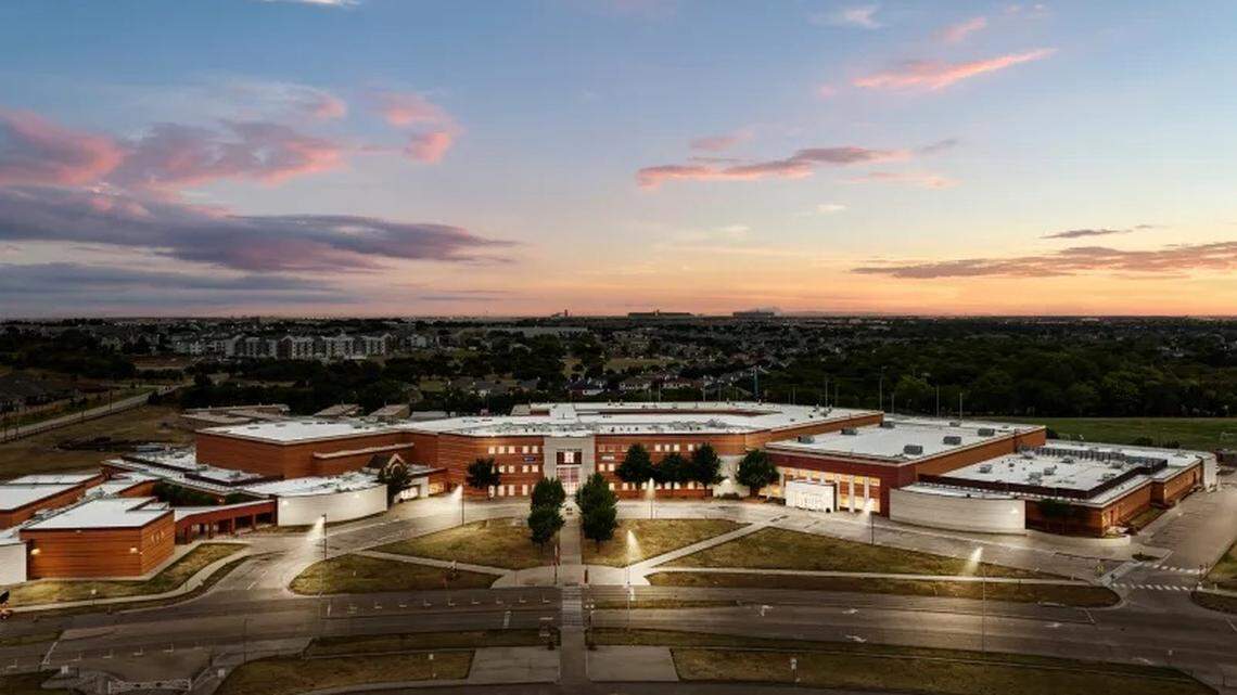 On Wednesday, Feb. 4, 2026, roughly 100 students at Haltom High School walked out of their school to protest ICE.