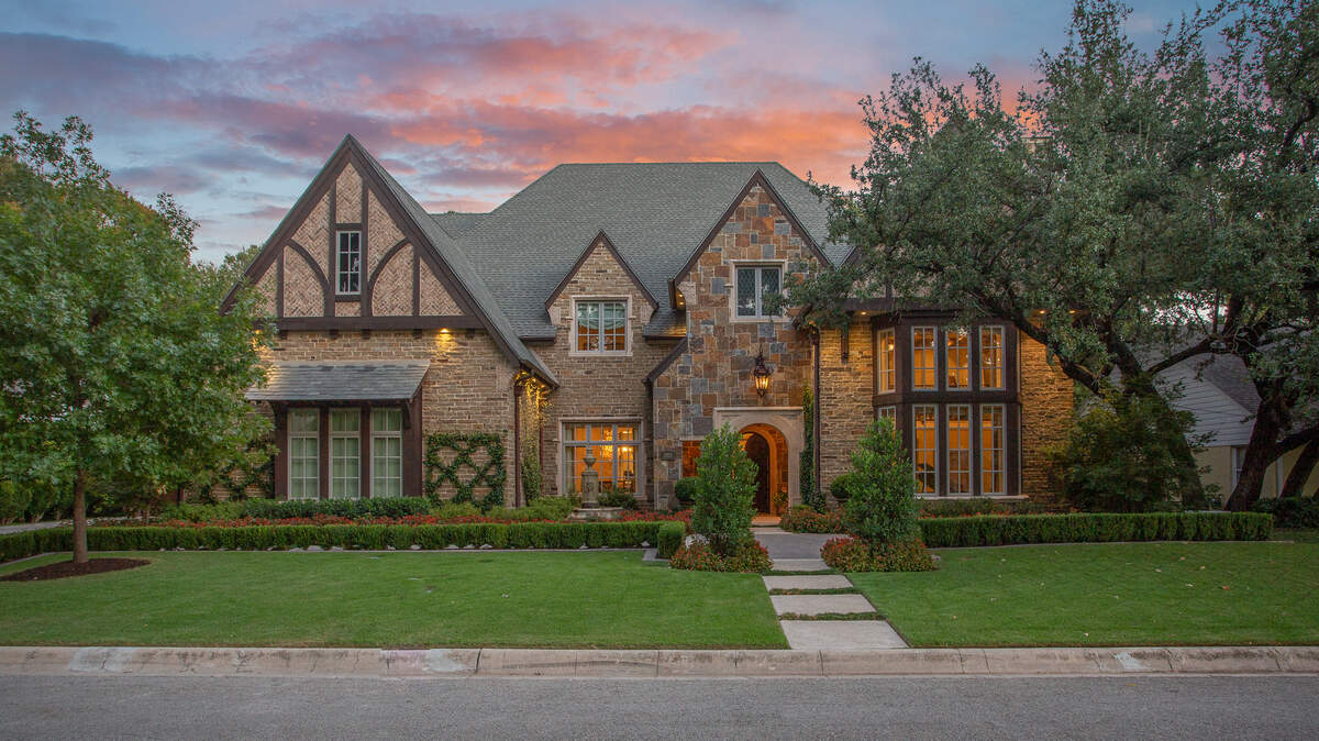 The home at 2925 Owenwood Drive is blocks from Colonial Country Club and the TCU football stadium.