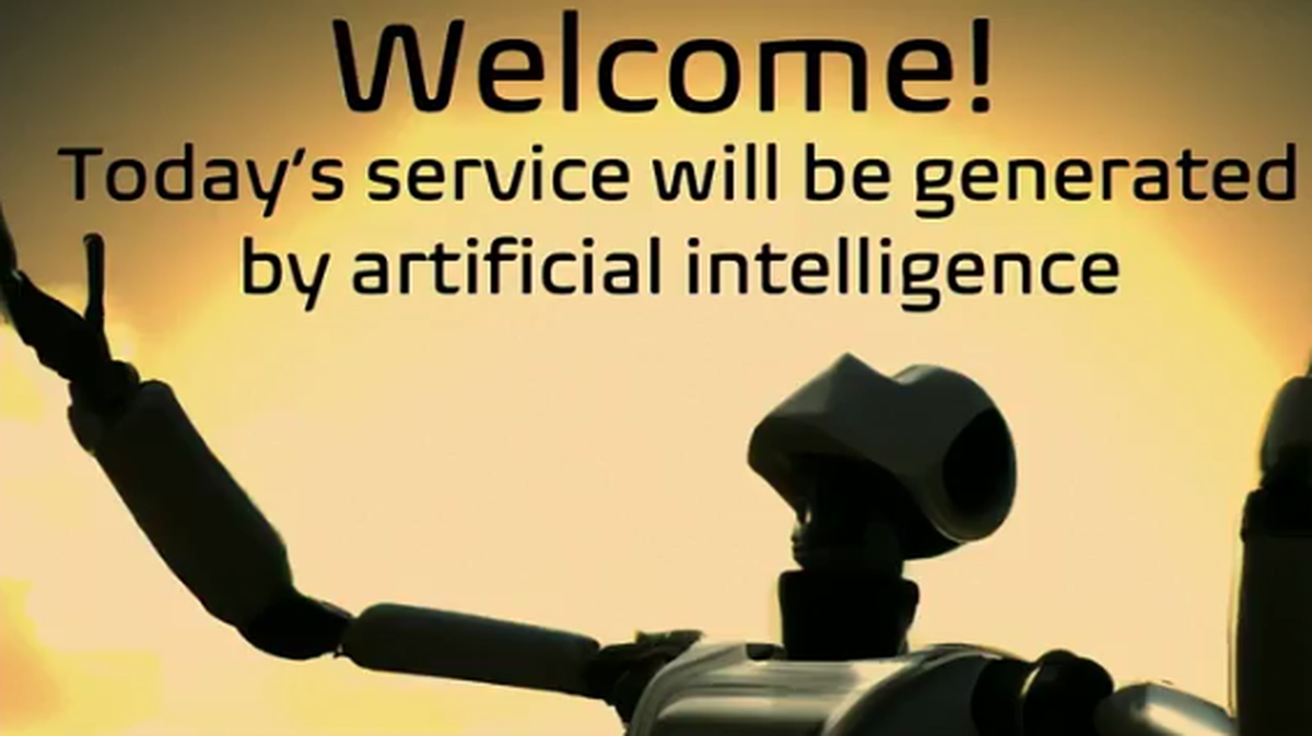 Violet Crown City Church in Austin, Texas, held an artificial intelligence-generated sermon Sunday, Sept. 17.